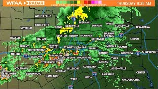 DFW LIVE RADAR: Tracking Thursday morning rain and storms in North Texas