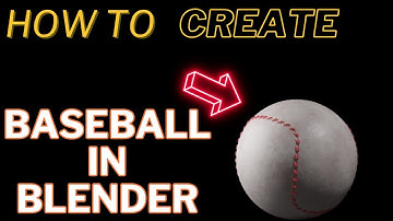 Creating a Baseball in Blender - Beginner Tutorial