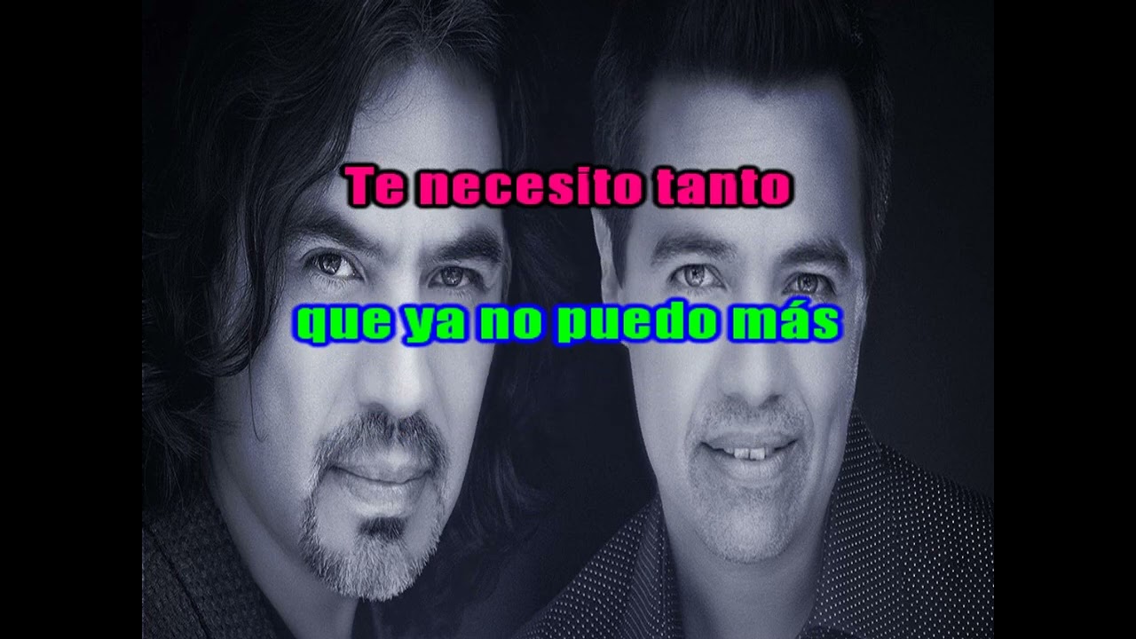 los temerarios COMO TE RECUERDO karaoke