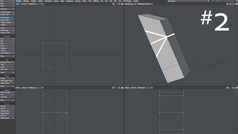 LightWave Model - edge to poly #2 (Ø)