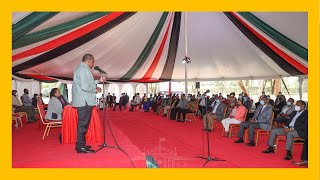 President Uhuru met Kirinyaga leaders at State Lodge Sagana on Mashujaa Day preparations