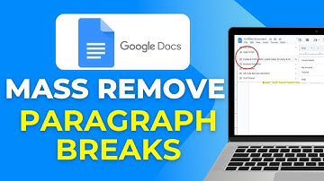 How To Mass Remove Paragraph Breaks In Google Docs
