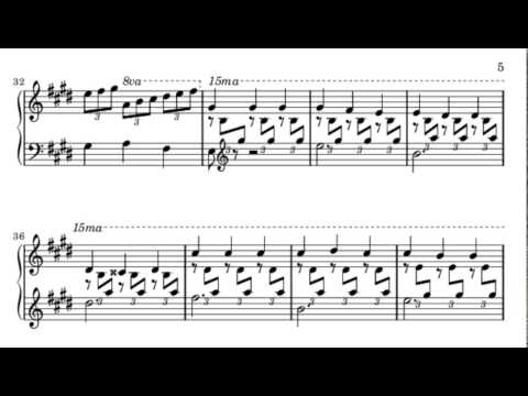 Видео: Romance (from Jeux Interdits) - Piano arrangement (with sheet music)