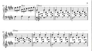 Romance (from Jeux Interdits) - Piano arrangement (with sheet music) chords