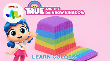 SUPER Satisfying Sand! Learn Colors with True and the Rainbow Kingdom | Netflix Jr