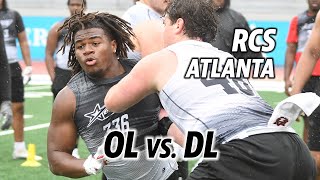 Rivals Camp Series Atlanta: OL vs. DL part two