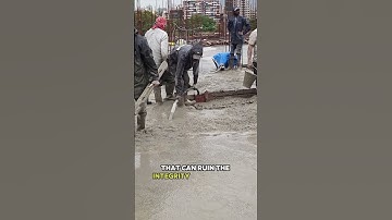Why is a vibrator used when pouring concrete? #vibrator #concrete #civilengineering #shortsfeed #new