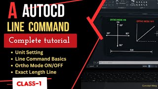 AutoCAD Beginner Series | Class- 01 | Learn Line Command from Basic to Practical Use.