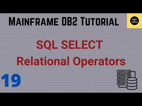 SQL Select Relational Operators Using QMF - Mainframe DB2 Practical Tutorial - Part 19