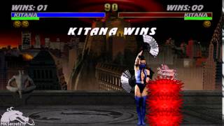Ultimate Mortal Kombat 3 Kitana Fatality - Kiss Of Death