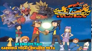 Video voorbeeld van "An Endless Tale (Digimon Frontier ending 2) cover latino by Gabriela Vega y Ricardo Silva"