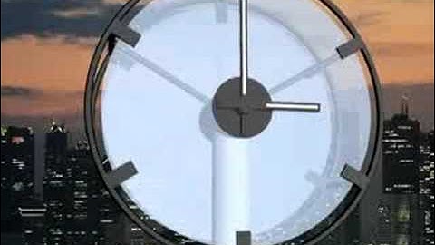 Smith of Derby Rotating Clock Animation