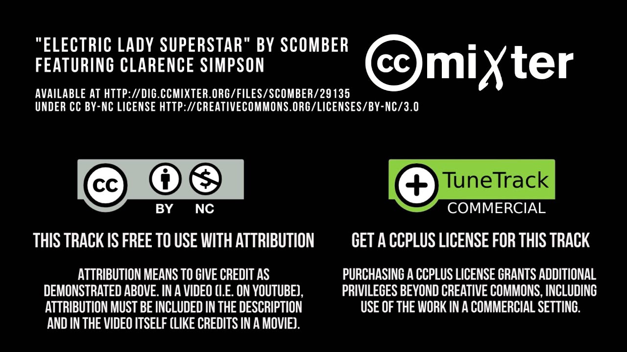 “Electric Lady SuperStar” by Scomber featuring Clarence Simpson - ccPlus Track on ccMixter.org