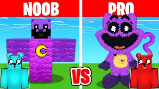 NOOB vs PRO CATNAP w Minecraft!