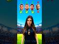 Ronaldo vs Neymar vs Messi vs Dani Alves : Céline Dept Ask Who is REAL GOAT🐐 #shorts