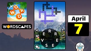 Wordscapes Daily Puzzle April 7 2022 Answer
