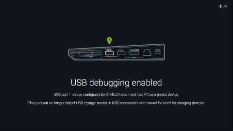 Network adb debugging in NVIDIA SHIELD