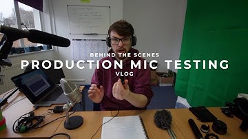 PRODUCTION MIC TESTING - Behind the Scenes VLOG