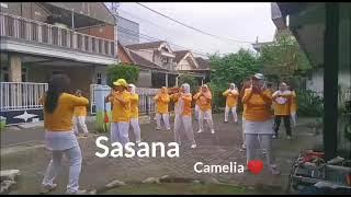 senam tepuk nadi bersama camelia