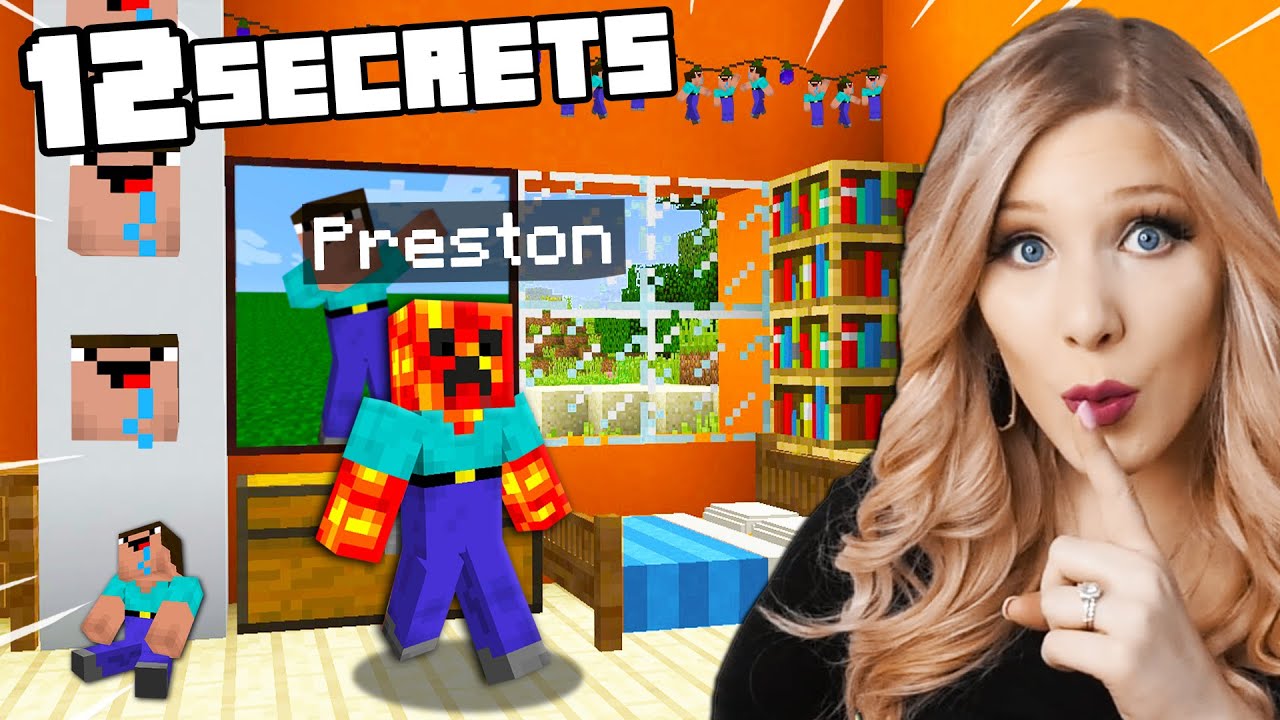 12 Secrets About PrestonPlayz! (Minecraft) - YouTube