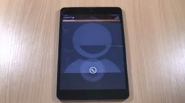 Incoming call to tablet teXet NaviPad
