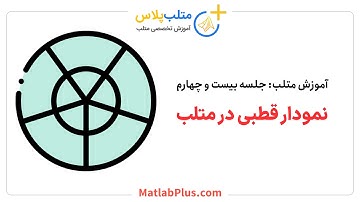 آموزش متلب- جلسه 24- رسم نمودار قطبی در متلب (متلب پلاس)