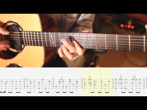 Guitar Tutorial Gunjou Yoasobi Sungha Jung Tabs Fingerstyle Tabs