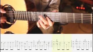 Guitar Tutorial: Gunjou (Yoasobi) - Sungha Jung Tabs - Fingerstyle Tabs