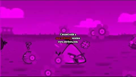 Angry Birds Poached Eggs Intro in Flowers Blossom