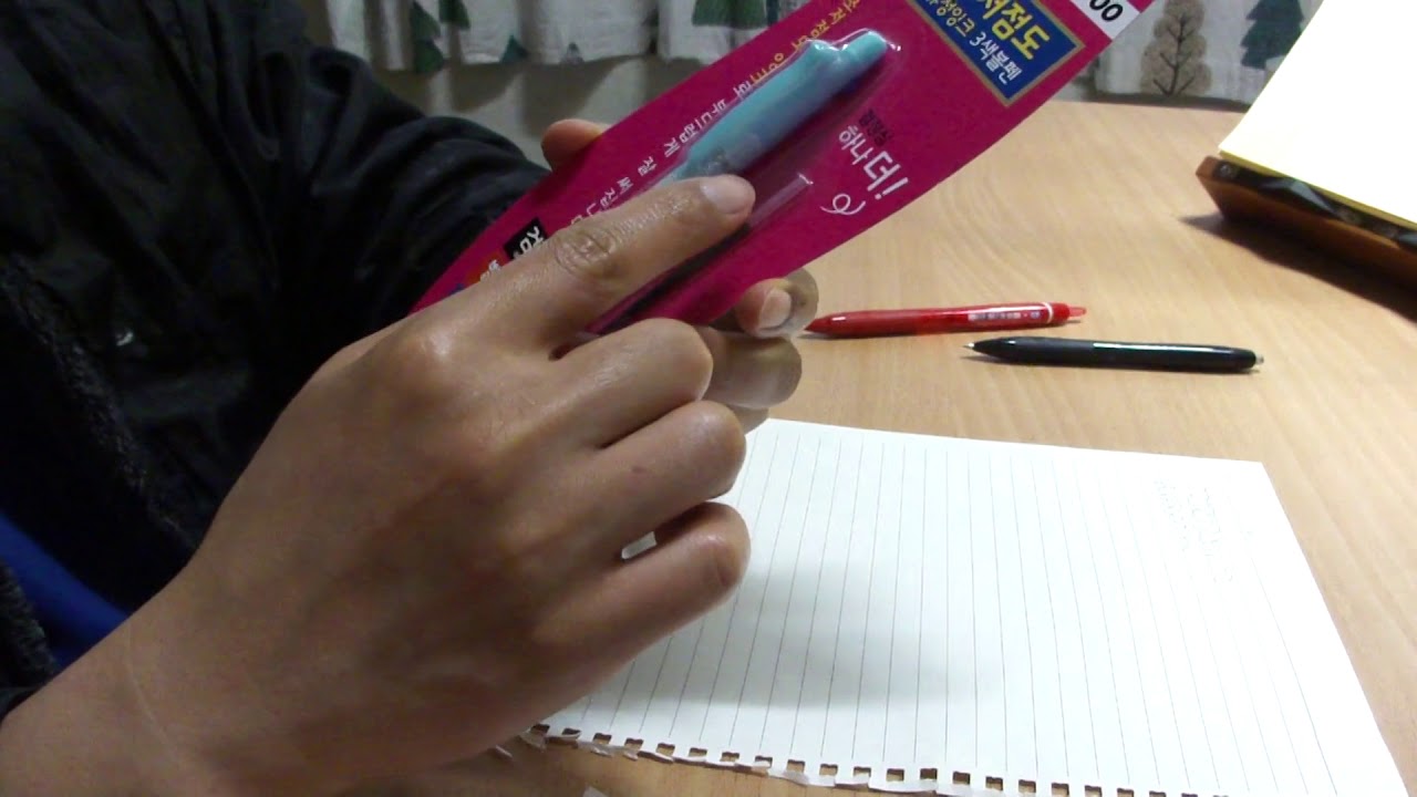 [Review] Low Viscosity ball pen at Daiso store YouTube