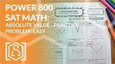 Power 800 SAT Math - Absolute Value Practice Problem: Easy