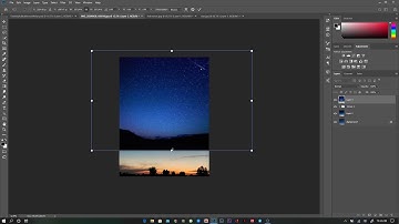 PHOTOSHOP TUTORIAL ::: A Lunar Eclipse editing at Evening Time