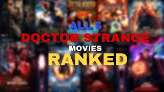 ALL 5 DOCTOR STRANGE MOVIES RANKED!!! 1978-2022 (with IMDb ratings) | Editrain’s