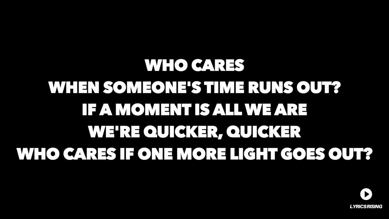 Linkin Park One More Light (Lyrics) YouTube
