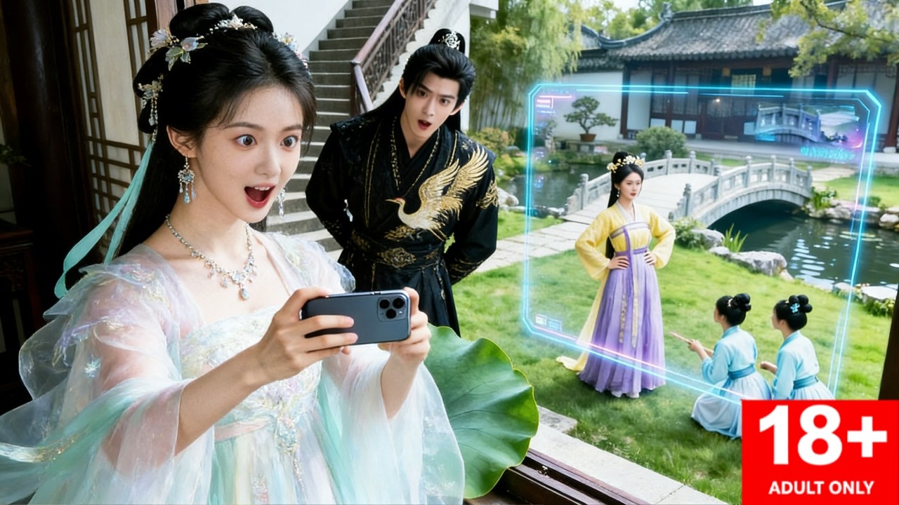 A girl time-travels with her phone,uses tech to expose traitors,wins the emperor's heart！