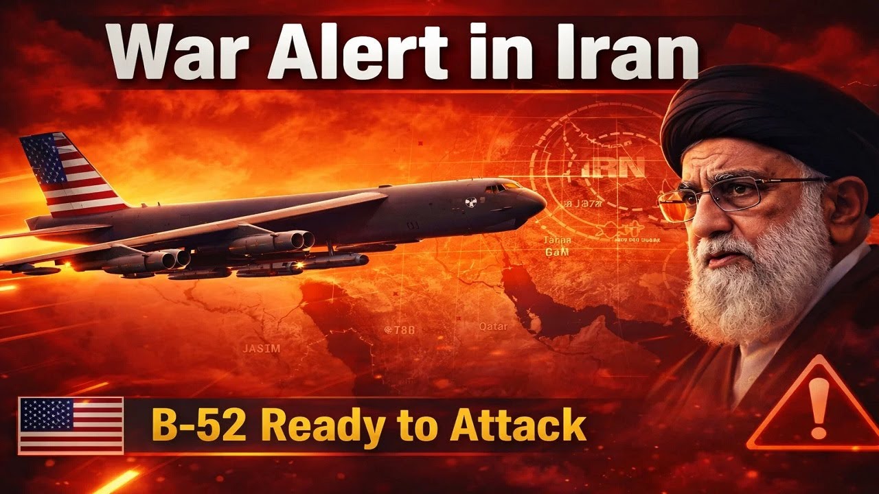 🔥 Обратный отсчет до Ирана начался🔥 США размещают бомбардировщики B-52 вблизи Ирана 🔥 Планы ударов🔥
