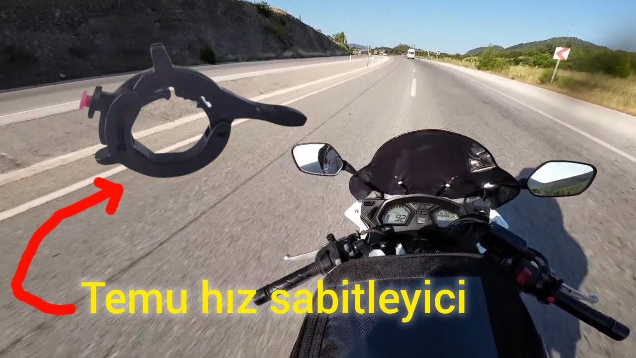 Honda Cbr650f Temu'dan aldığım hız sabitleyici denedim ( RİSKLİ OLDU ! )