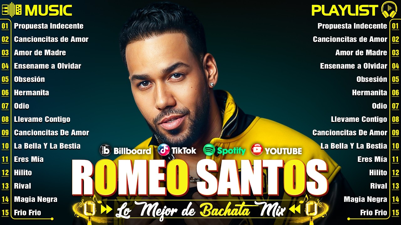 Romeo Santos ~ Greatest Hits Full Album ~ Romeo Santos Grandes Exitos ~ BACHATA MIX 2026