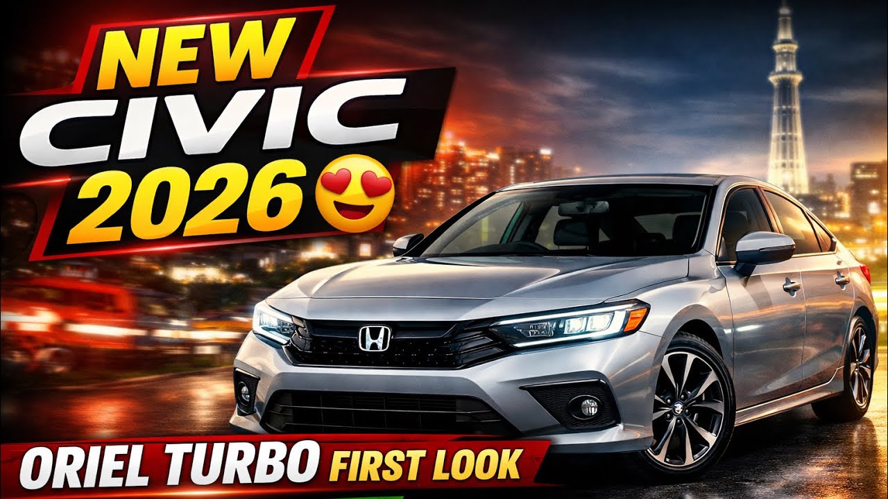 2026 Facelift Honda Civic Oriel Turbo First Look in  Pakistan 🇵🇰