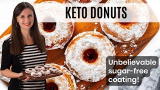 KETO DONUTS: This Sugar-Free Coating Is Unbelievable! by Wholesome Yum 10,062 views 1 year ago 9 minutes, 8 seconds