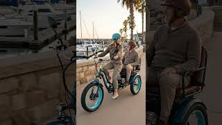 EVRYjourney Electric Tricycle Rickshaw 2026 w/ Hitch Attachment &amp; Hydraulic Brakes
