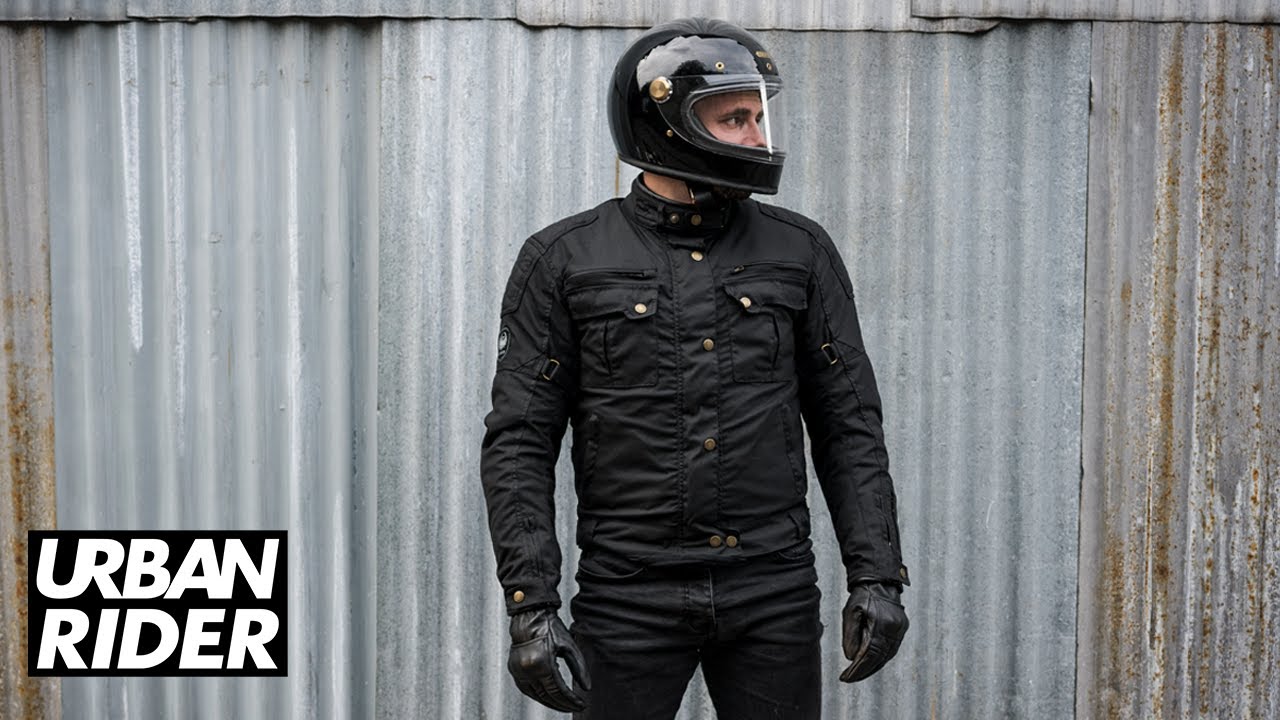 merlin wax cotton motorcycle jacket