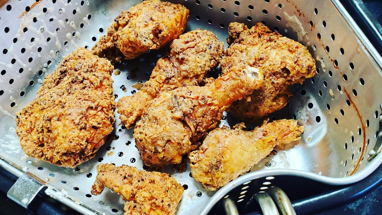 VEVOR electric deep fryer review/ fried chicken recipe 