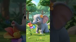 ​5 Little Elephants 🐘 Counting Song for Kids!