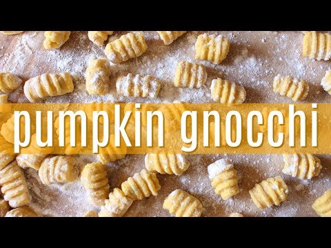 Vegan Pumpkin Gnocchi