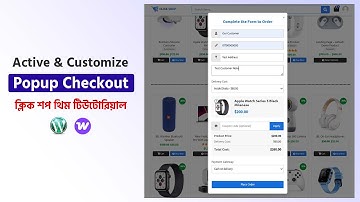 5# How to Active Popup Checkout or Customize Quick Checkout | Click Shop WooCommerce Theme