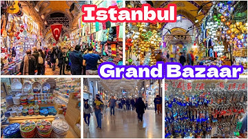 Istanbul 🇹🇷 Grand Bazaar ( Kapalı Çarşi ) Walking Tour 2025 4k 
