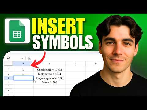 How to Insert Symbols in Google Sheets (Tutorial 2026)
