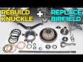 Toyota solid front axle knuckle rebuildbirfield replacement  80 series land cruiser fj80 fzj80