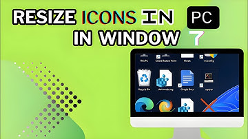 How to resize icons in windows 7? |Pc k icons resize kaise karen? #viral operating system